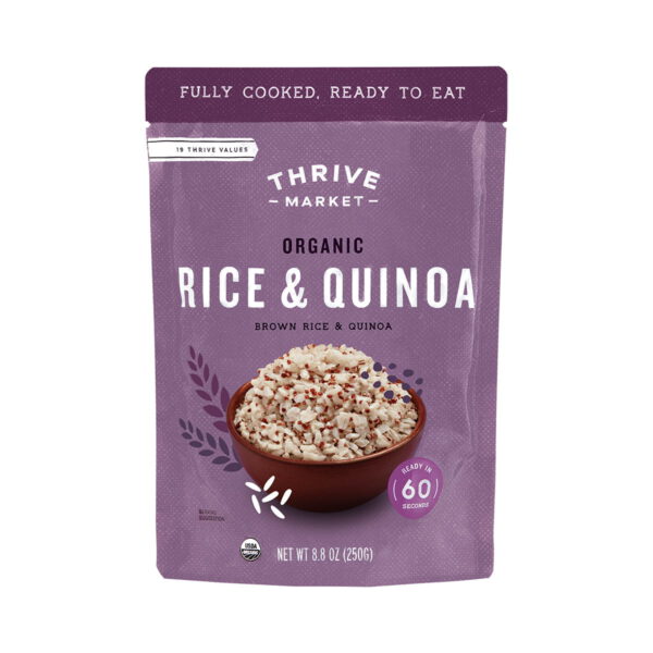 Thrive Market Organic Brown Rice & Quinoa 8.5 oz pouch