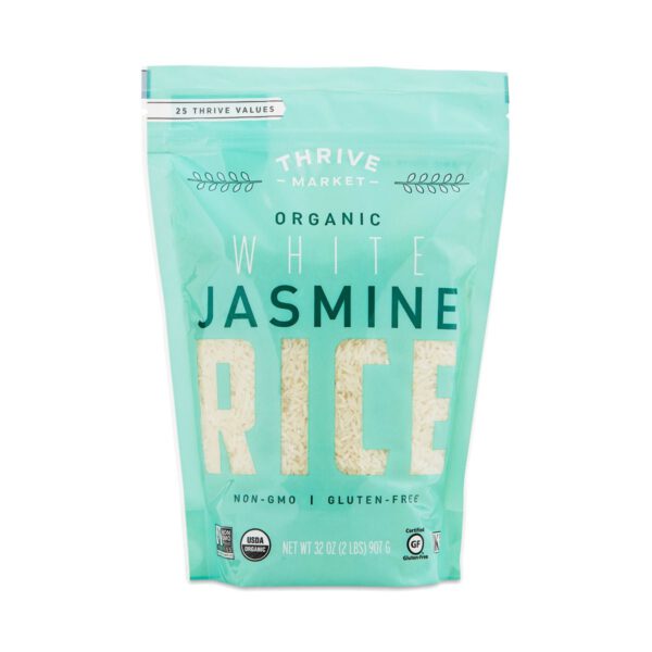 Thrive Market Organic White Jasmine Rice 32 oz bag