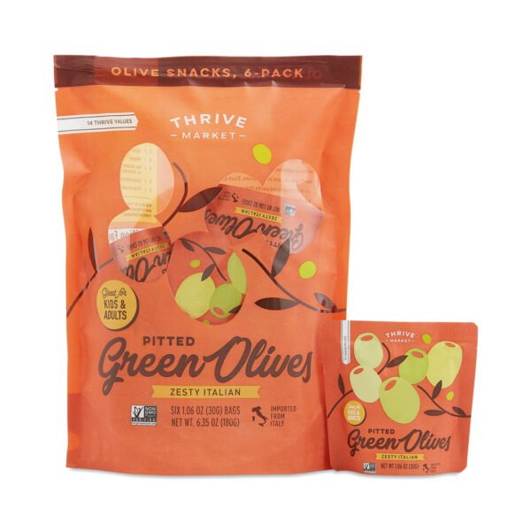 Thrive Market Pitted Green Olives