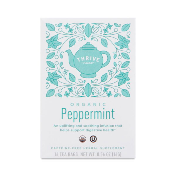 Thrive Market Organic Peppermint Tea 16 count