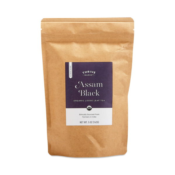 Thrive Market Organic Assam Black Loose Leaf Tea 5 oz bag