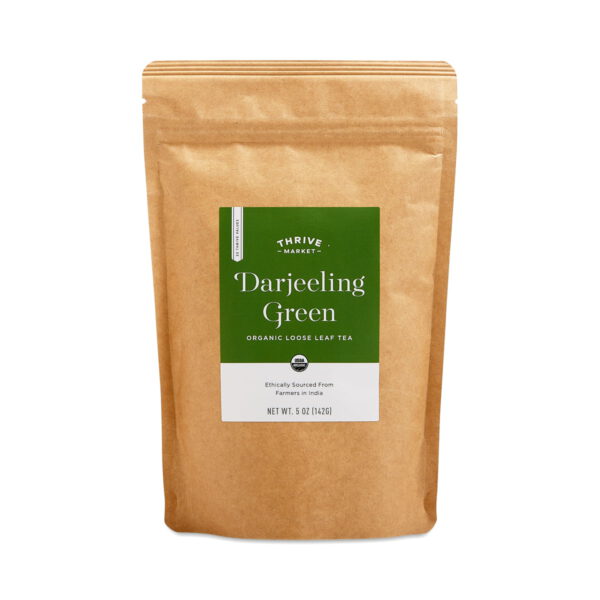 Thrive Market Organic Darjeeling Green Loose Leaf Tea 5 oz bag