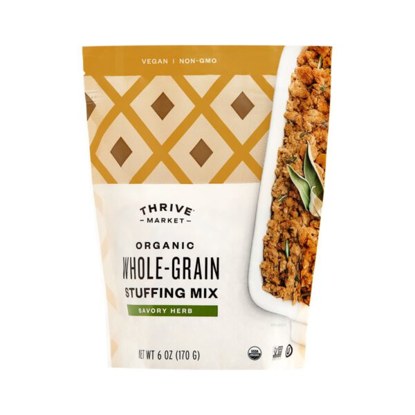 Thrive Market Organic Whole-Grain Stuffing Mix 6 oz bag