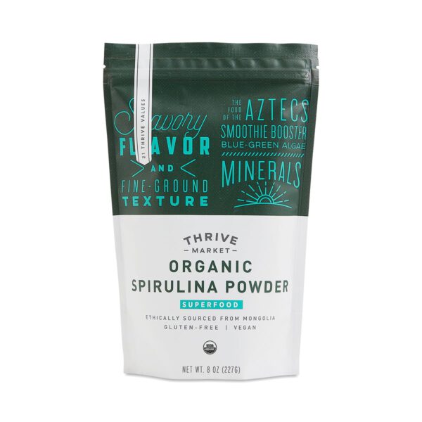 Thrive Market Organic Spirulina Powder 8 oz pouch