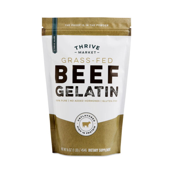 Thrive Market Grass-Fed Beef Gelatin 16 oz bag