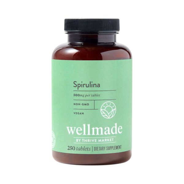 Wellmade Spirulina 250 vegan tablets