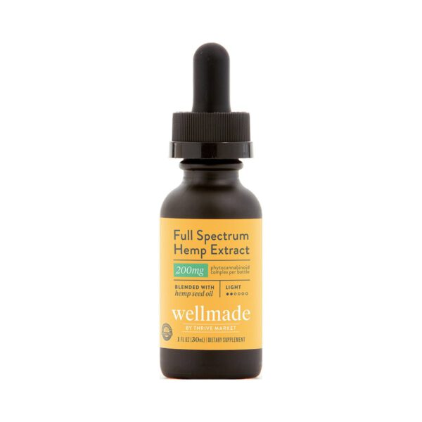 Wellmade Full Spectrum Hemp Extract Tincture