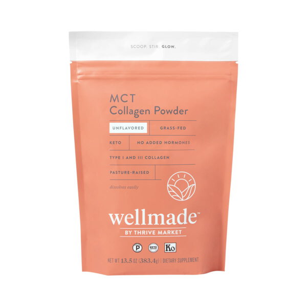 Wellmade MCT Collagen Powder 13.5 oz pouch