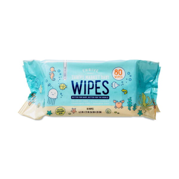 Thrive Market Baby Wipes 80 wipes