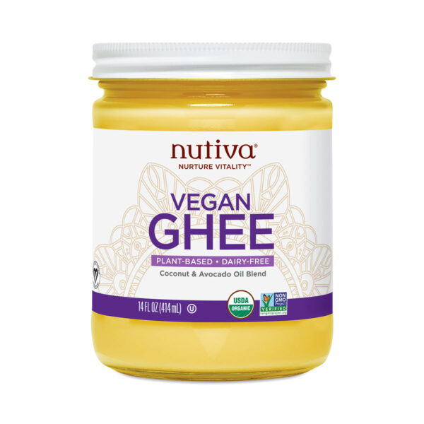 Nutiva Organic Vegan Ghee 14 oz jar