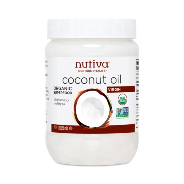 Nutiva Organic Virgin Coconut Oil 29 fl oz jar