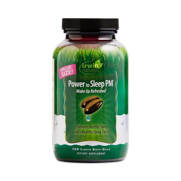 Irwin Naturals Power To Sleep PM 120 liquid softgels