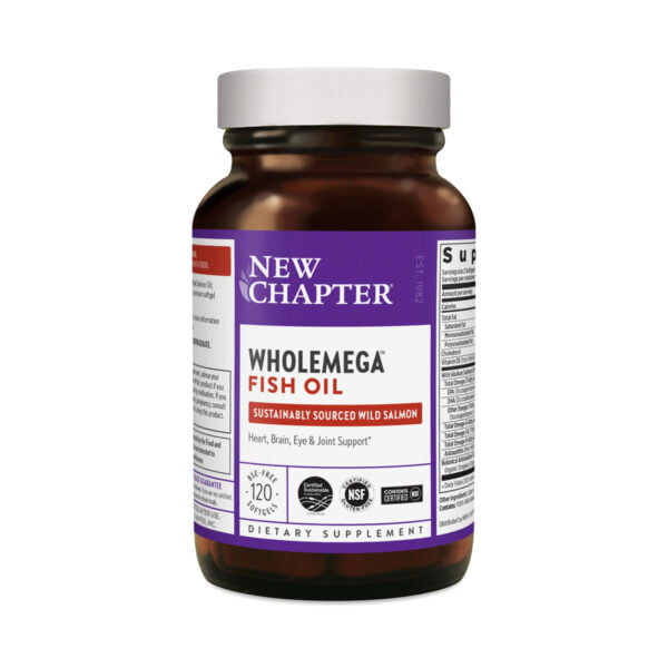 New Chapter Wholemega Fish Oil 120 softgels