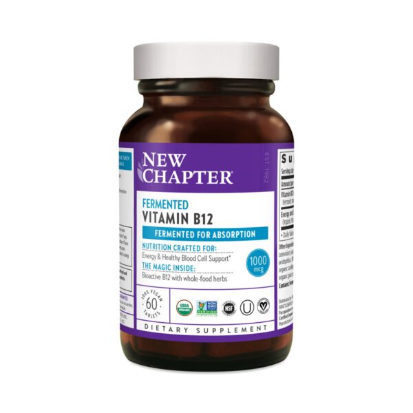 New Chapter Fermented Vitamin B12 60 tablets