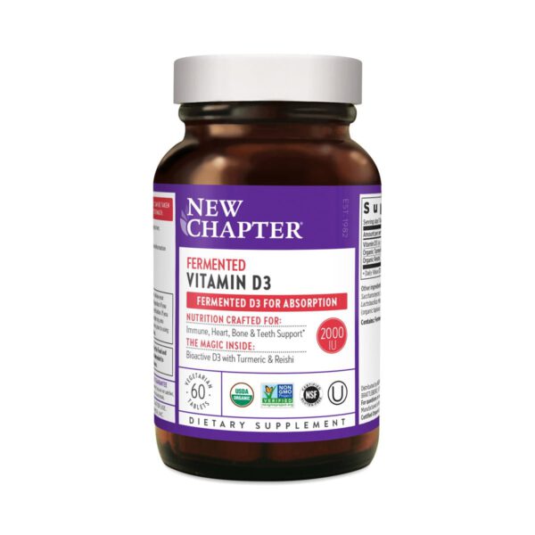 New Chapter Fermented Vitamin D3 60 tablets