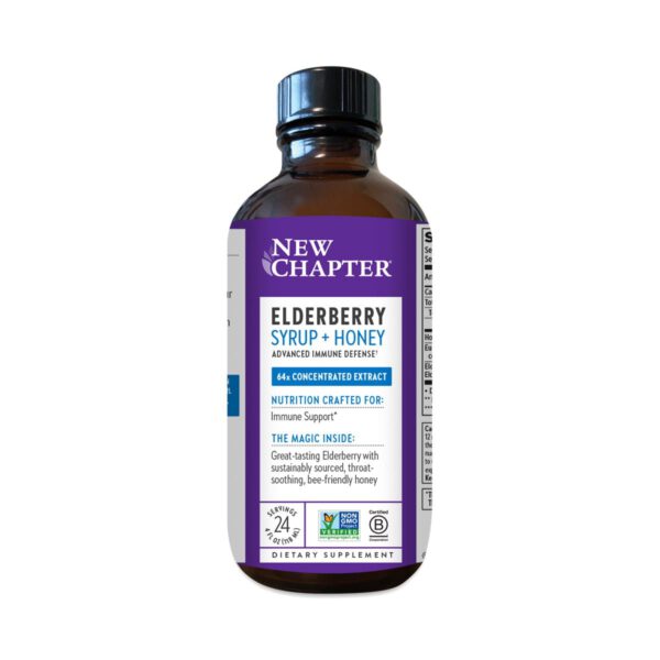 New Chapter Elderberry Syrup 4 fl oz bottle