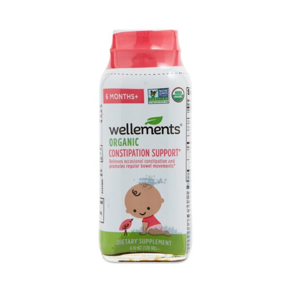 Wellements Organic Constipation Support 4 fl oz bottle