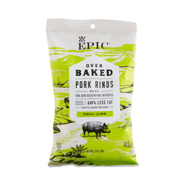 Epic Chili Lime Pork Rinds 2.5 oz bag