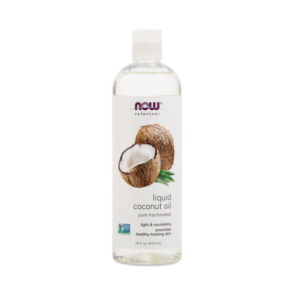 Now Foods Liquid Coconut Oil 16 fl oz bottle