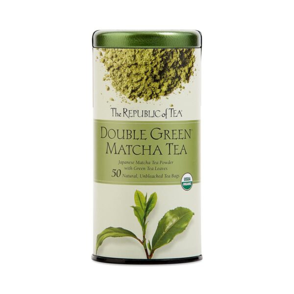 The Republic of Tea Double Green Matcha Tea 50 count