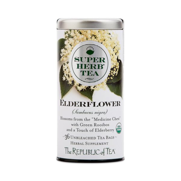 The Republic of Tea Organic Elderflower SuperHerb Tea 36 count