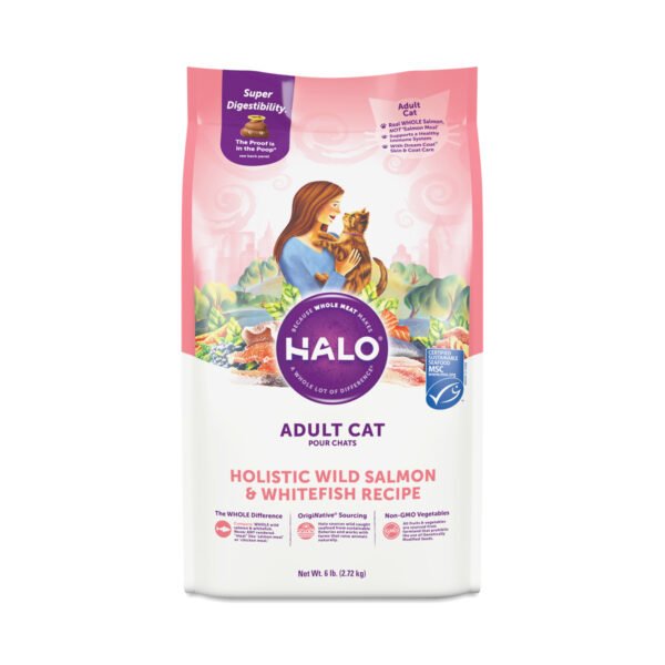 Halo Holistic Dry Cat Food for Adult Cats