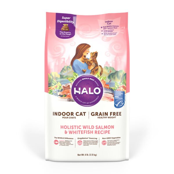 Halo Holistic Grain Free Dry Cat Food for Adult Cats