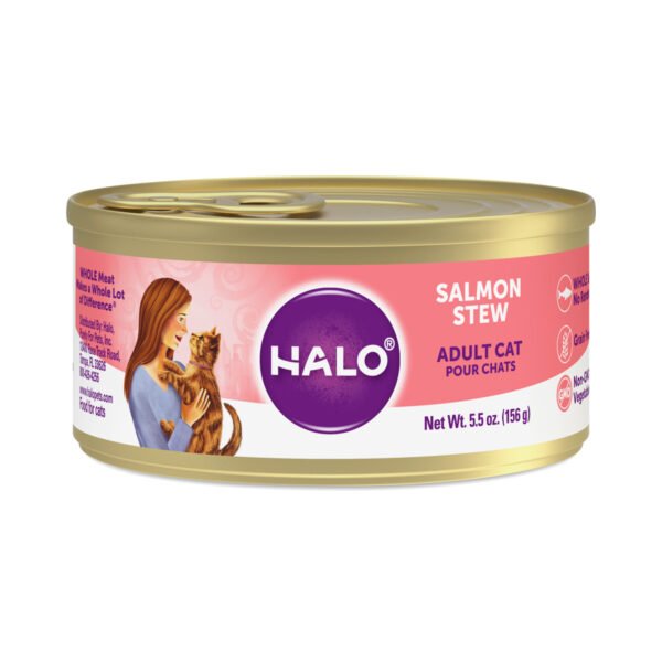 Halo Holistic Grain Free Wet Cat Food for Adult Cats