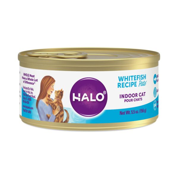 Halo Indoor Grain Free Wet Cat Food for Adult Cats