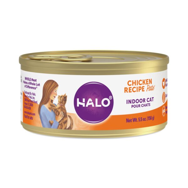 Halo Holistic Grain Free Wet Cat Food for Adult Cats