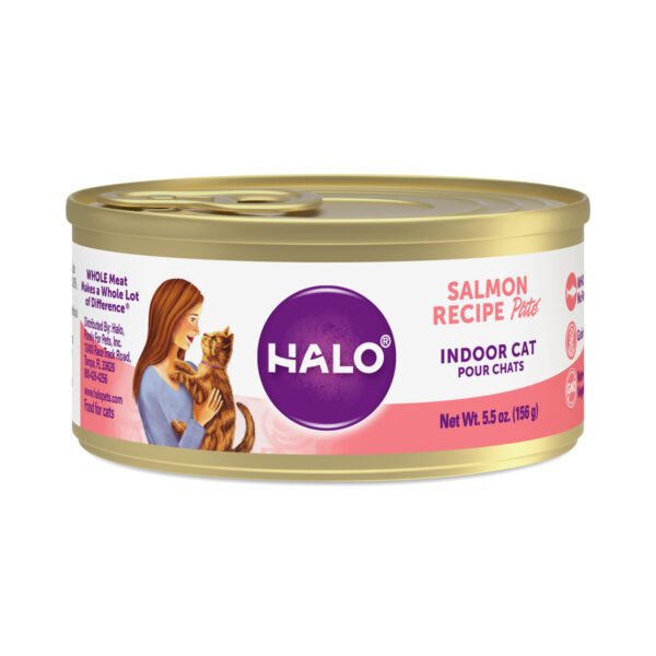 Halo Holistic Indoor Grain Free Wet Cat Food for Adult Cats