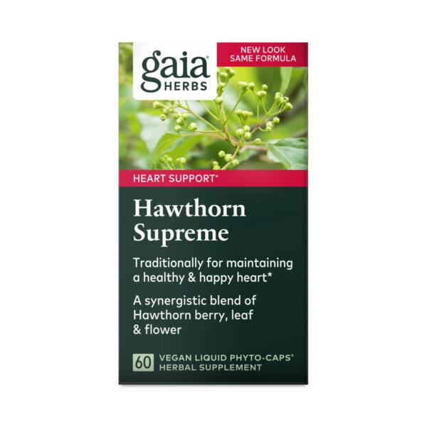 Gaia Herbs Hawthorn Supreme 60 capsules