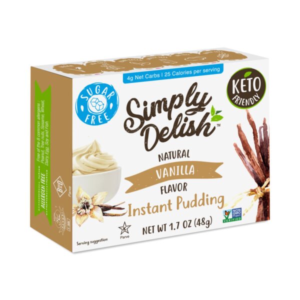 Simply Delish Vanilla Pudding 1.7 oz box