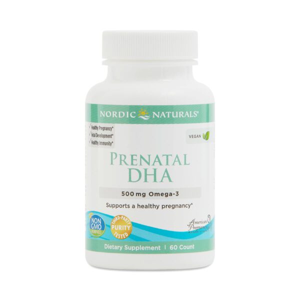 Nordic Naturals Vegan Prenatal DHA 60 softgels