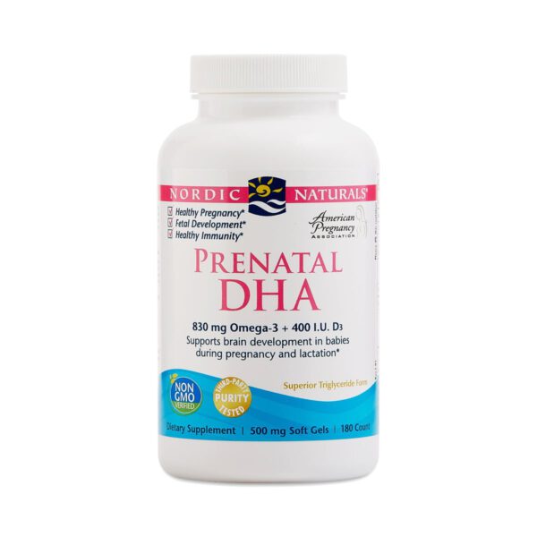 Nordic Naturals Prenatal DHA 180 soft gels