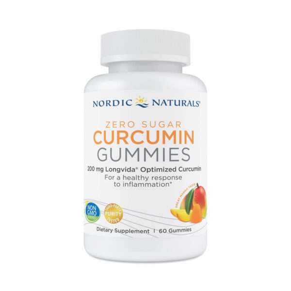 Nordic Naturals Zero Sugar Curcumin Gummies