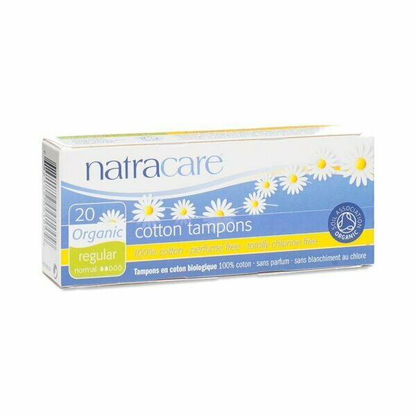 Natracare Regular Tampons without Applicator 20 count per box