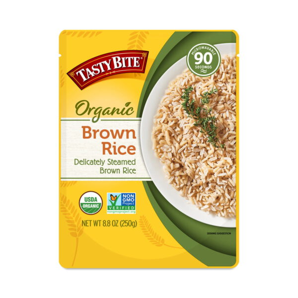 Tasty Bite Organic Brown Rice 8.8 oz pouch