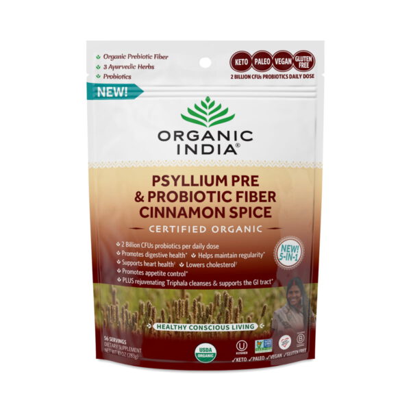 Organic India Psyllium Pre & Probiotic Fiber