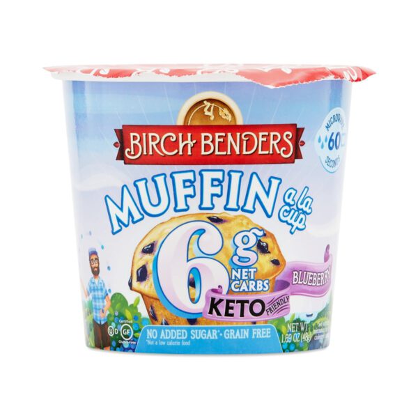 Birch Benders Keto Blueberry Muffin ala cup 1.69 oz cup