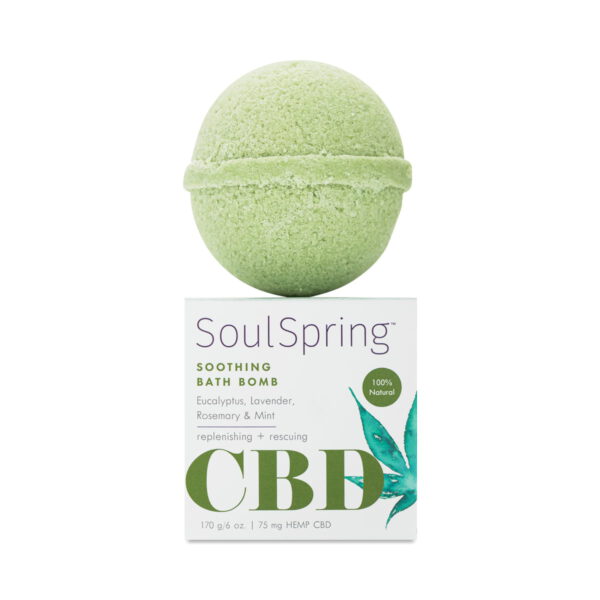 SoulSpring Soothing CBD Bath Bomb