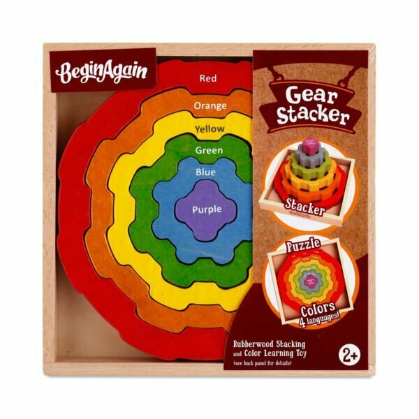 BeginAgain Toys Gear Stacker 1 count