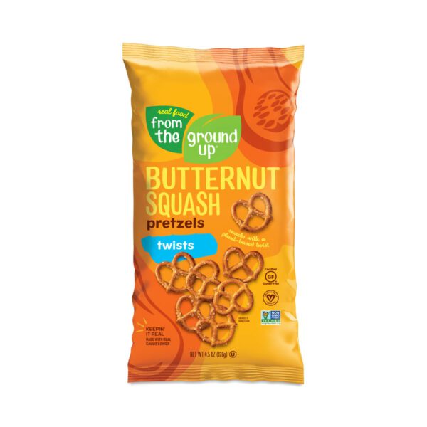 From The Ground UP Butternut Squash Pretzels 4.5 oz bag