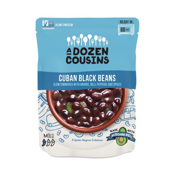 A Dozen Cousins Cuban Black Beans 10 oz pouch