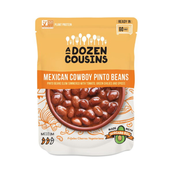 A Dozen Cousins Mexican Cowboy Pinto Beans 10 oz pouch