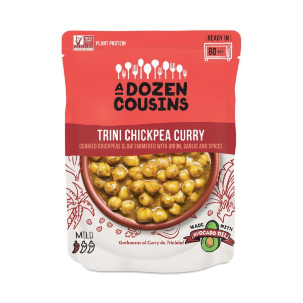 A Dozen Cousins Trini Chickpea Curry 10 oz pouch