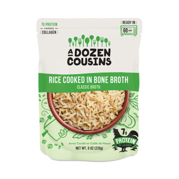 A Dozen Cousins Bone Broth Simmered Rice