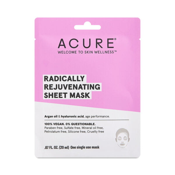 ACURE Radically Rejuvenating Sheet Mask 1 single-use mask