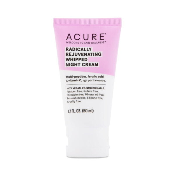 ACURE Radically Rejuvenating Whipped Night Cream 1.7 fl oz tube