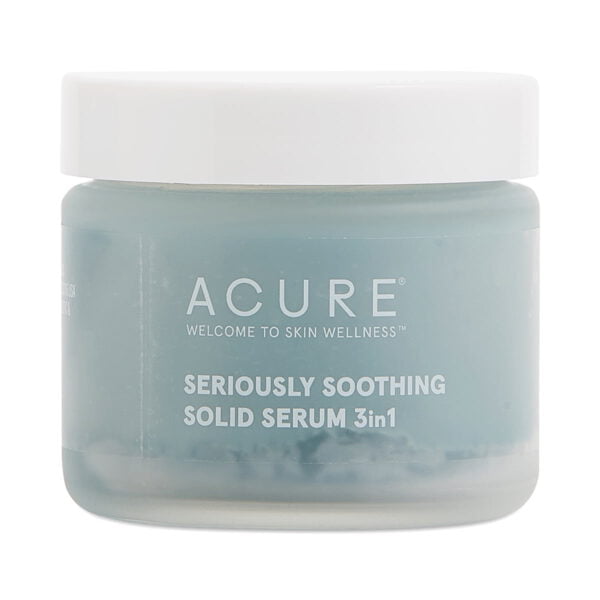 ACURE Seriously Soothing Blue Tansy Solid Serum 1.7 fl oz jar